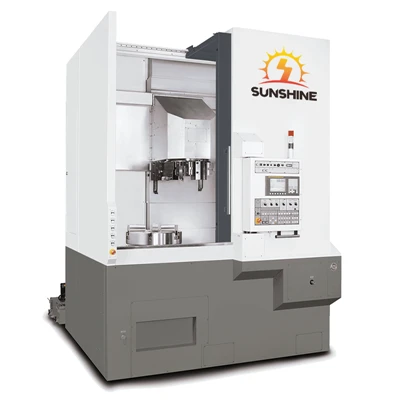 معالجة وسادات الفرامل باستخدام مخرطة CNC عمودية VTC50